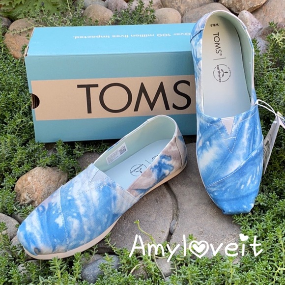 Toms Shoes - Toms Alpargata Tie Dyed Slip On Shoes